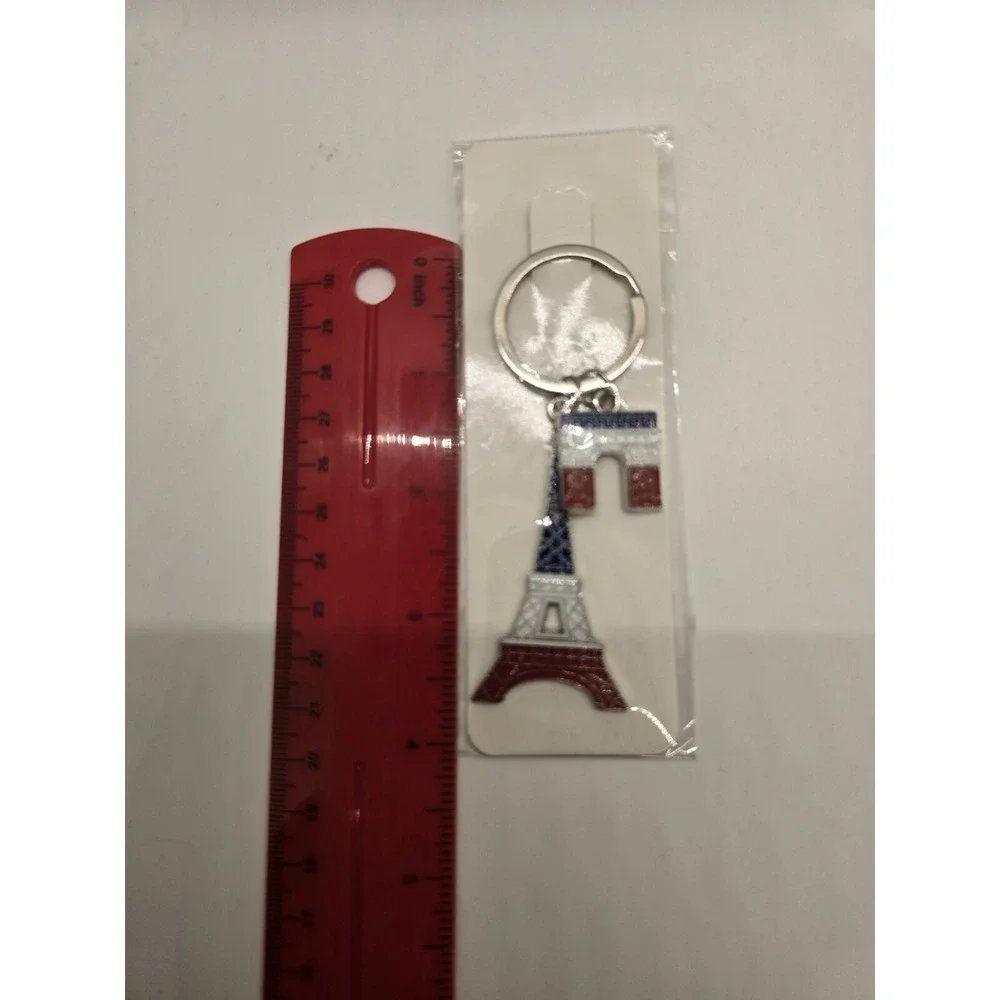 Paris Keychain, France Souvenir Gifts, Eiffel Tower French Flag Key Chains